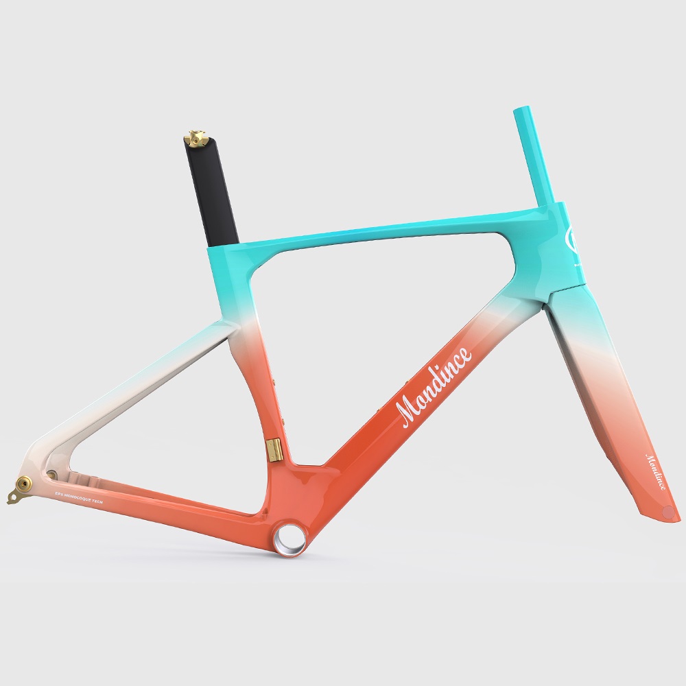 2026 One Piece Monocoque EPS T1100 Carbon Fiber AERO Road Bike Frame FM126