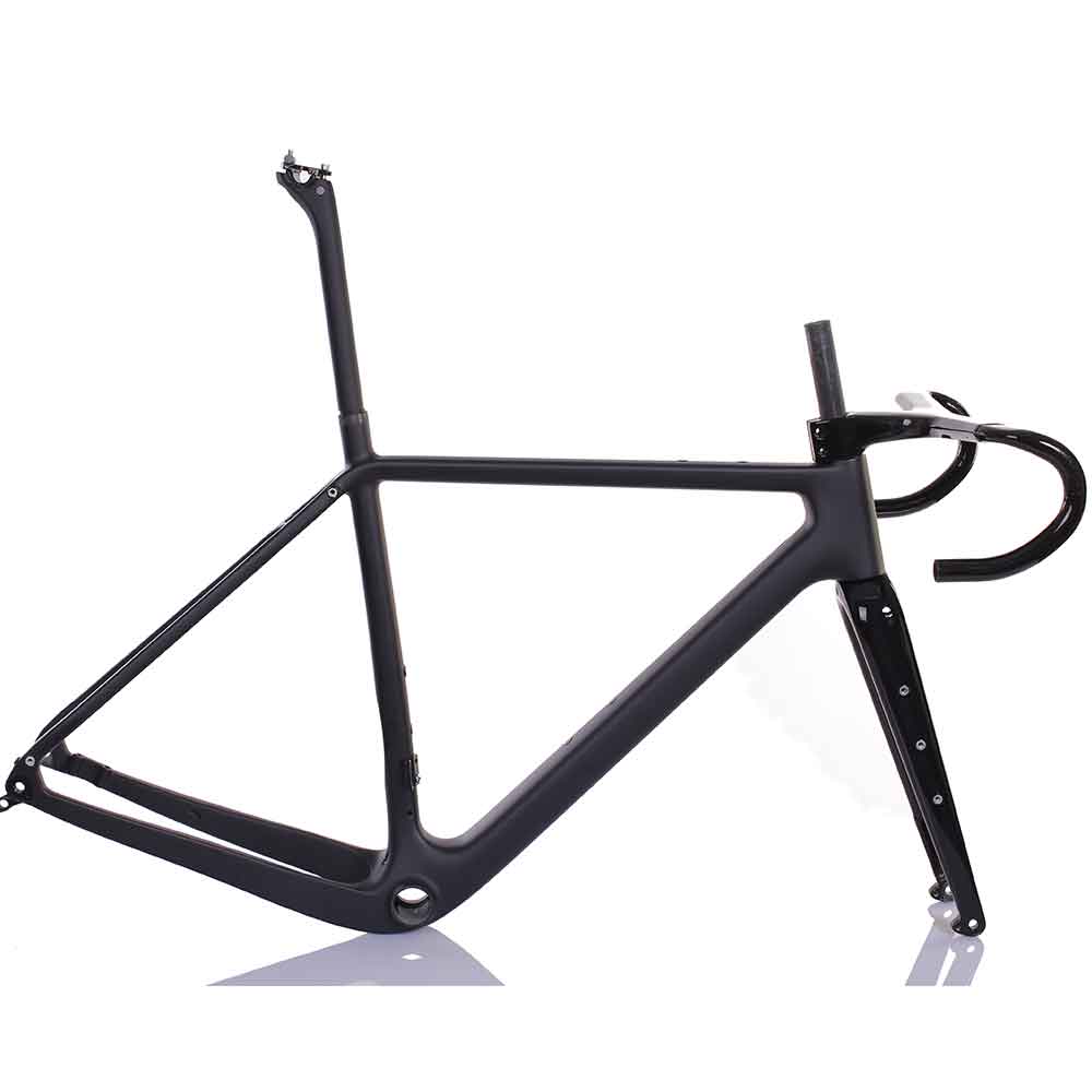 UDH Hanger Fully Internal Cable Max 45MM Tire Carbon Fiber Gravel Bike Frameset FM266