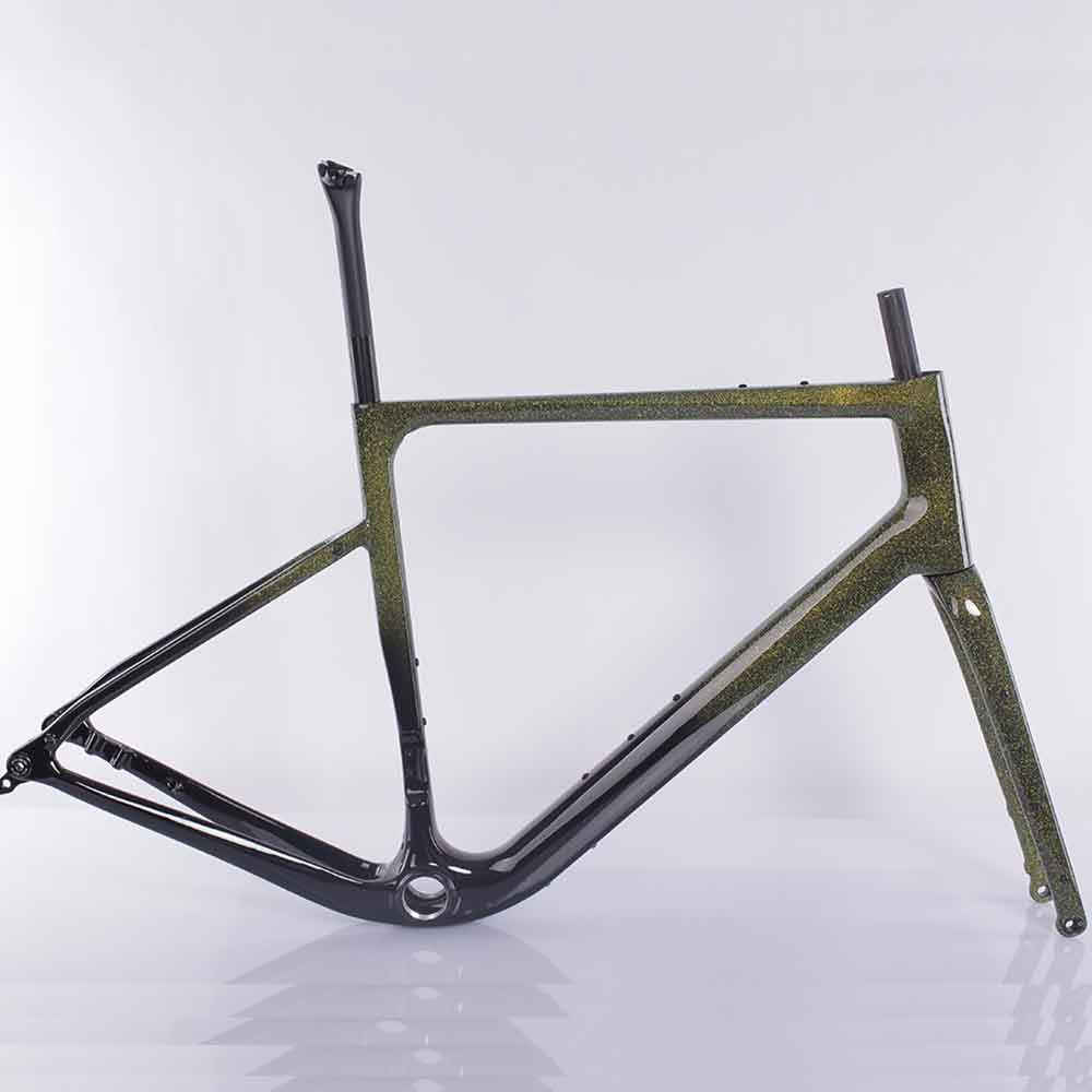 New Design Flip Chip Offset  Max 50mm Tire T47 Carbon Gravel Bike Frame FM306