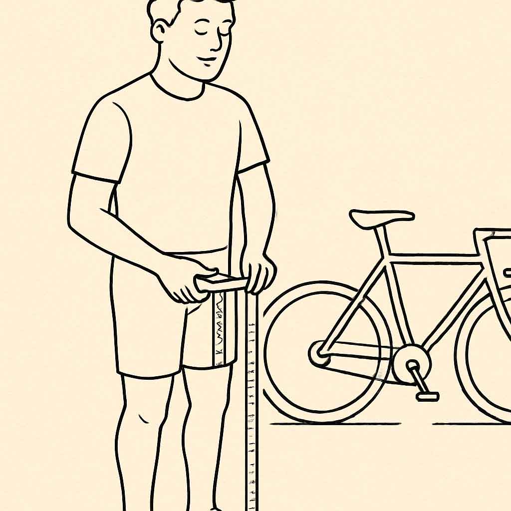 measuring inseam for bike size