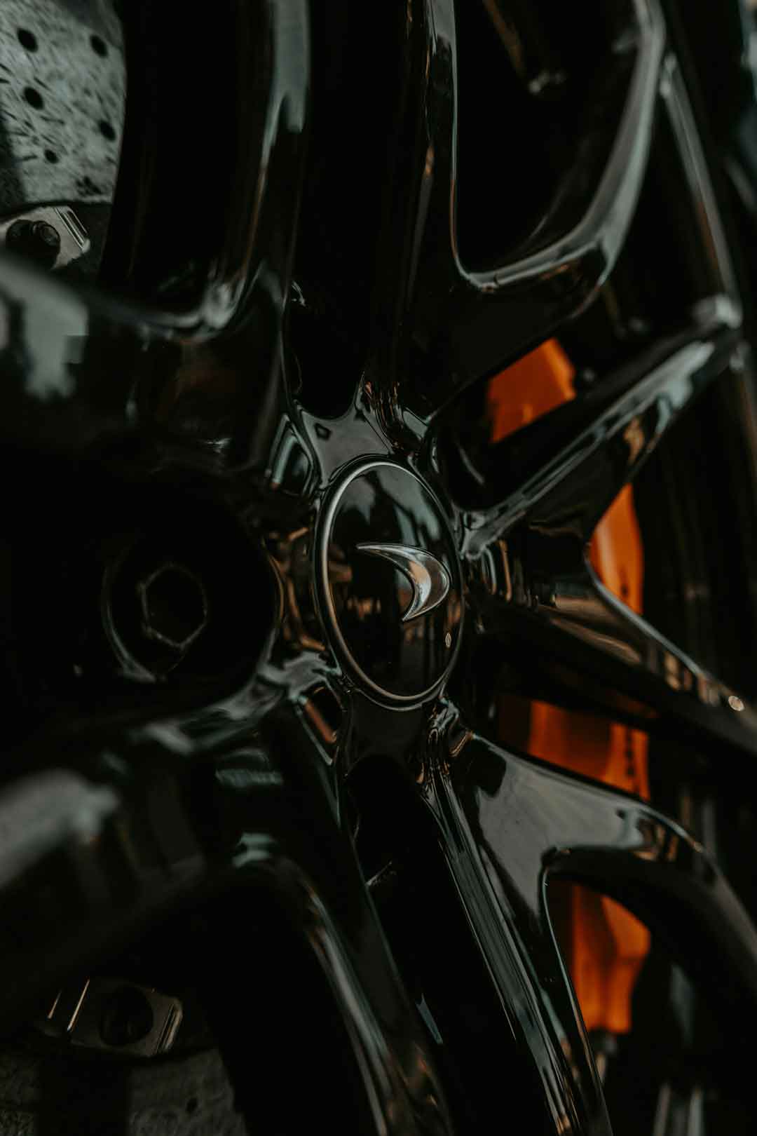 Close-up of a carbon fiber bike frame detail