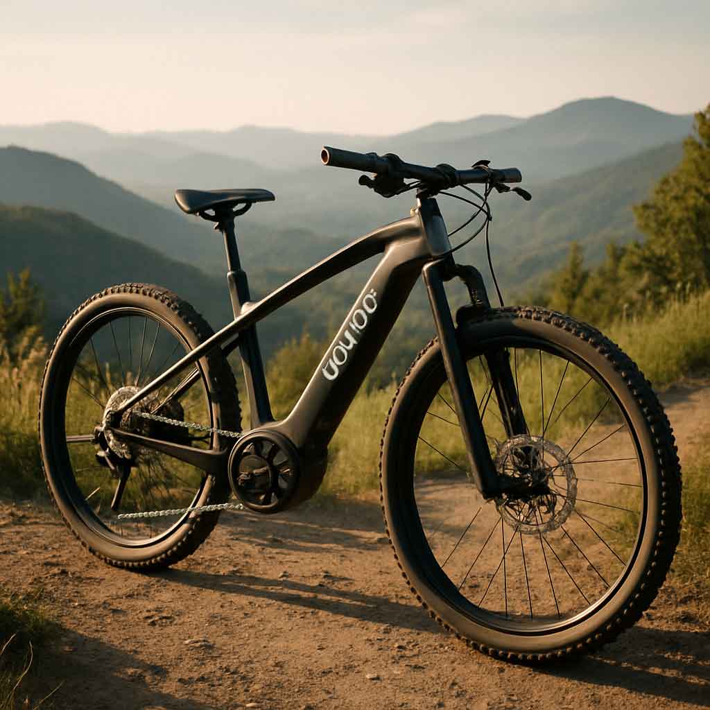 Bosch electric mountain bike on a scenic trail