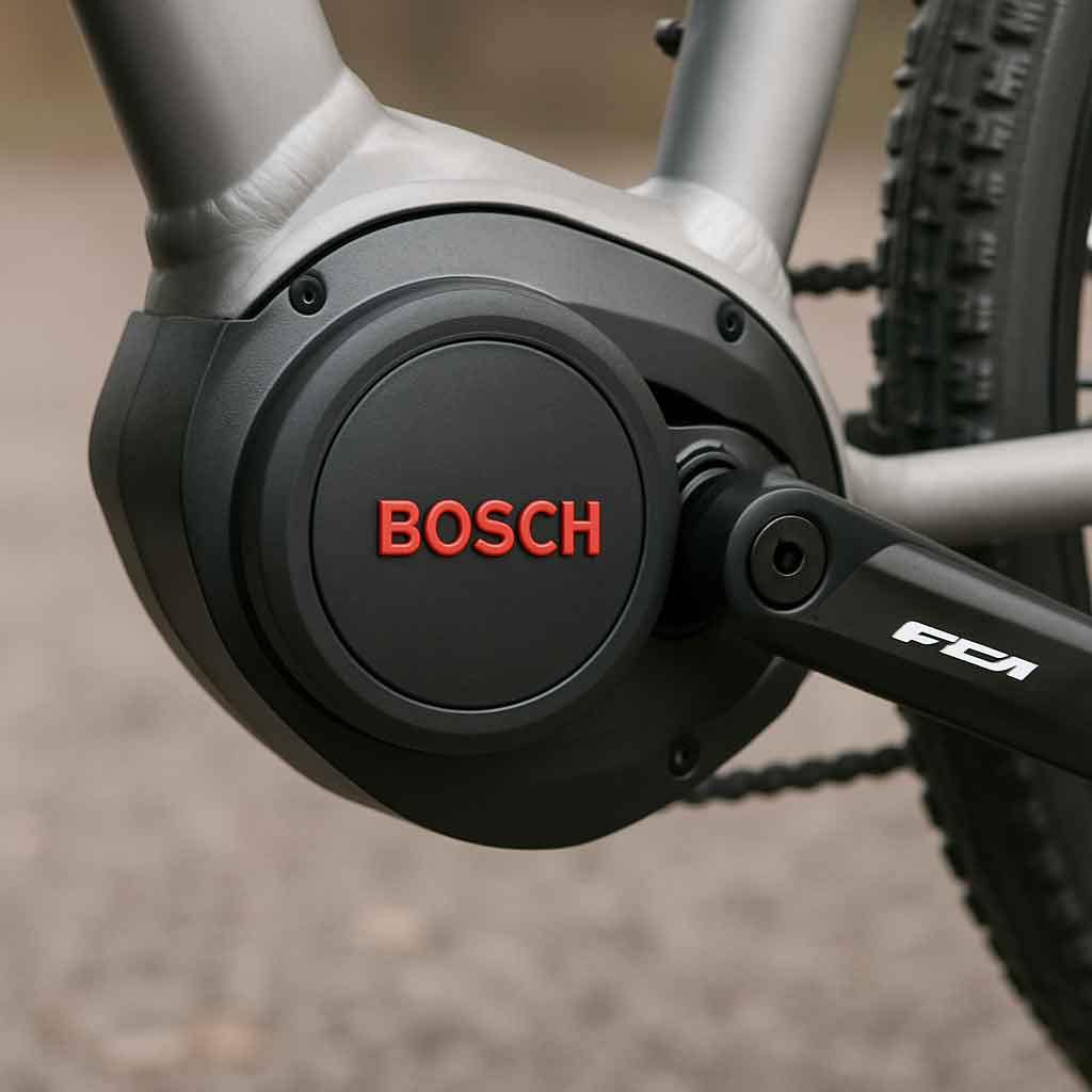 Bosch e-bike motor close-up