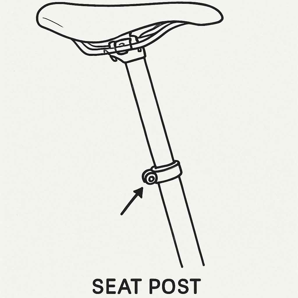 bicycle seat post diagram