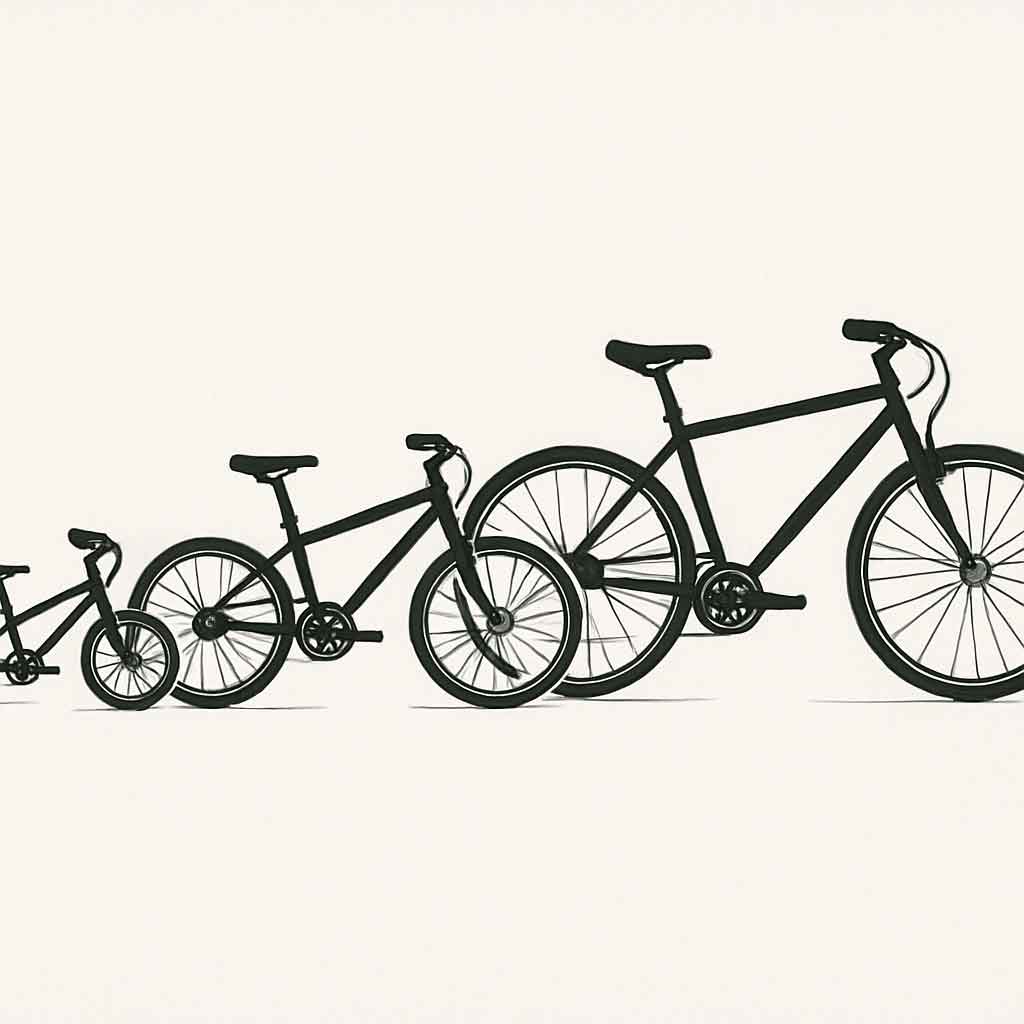 Different bike sizes