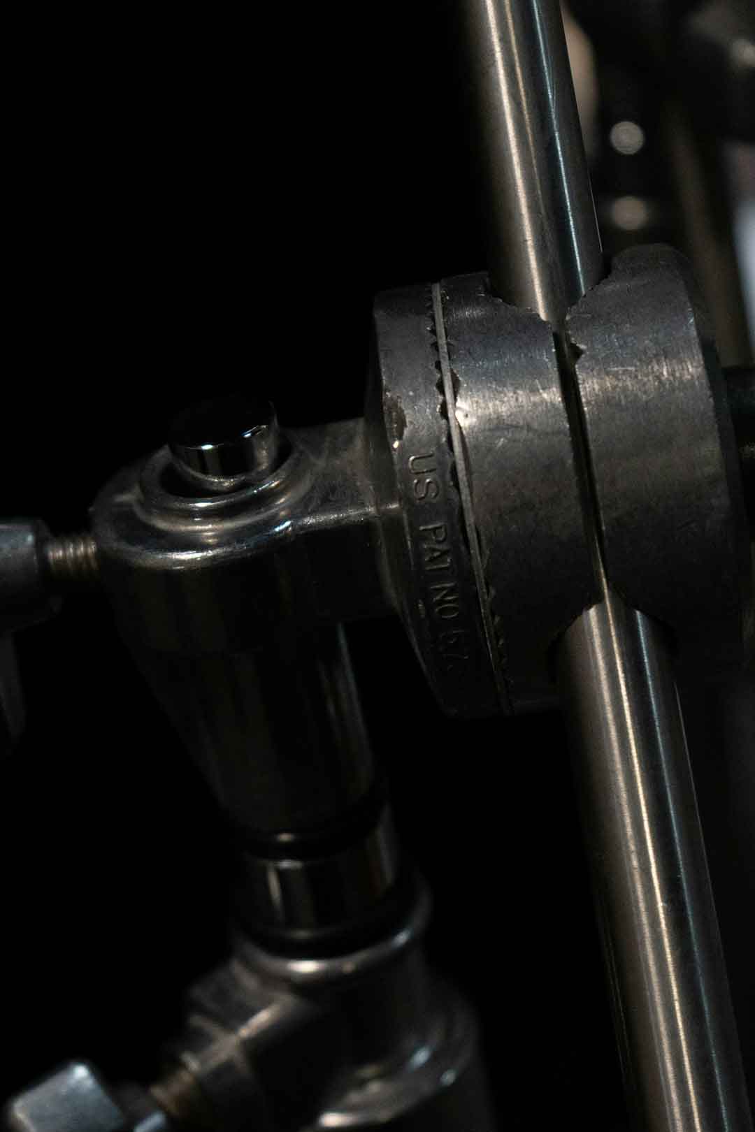 Close-up of a bike's gear system, showcasing the precision engineering
