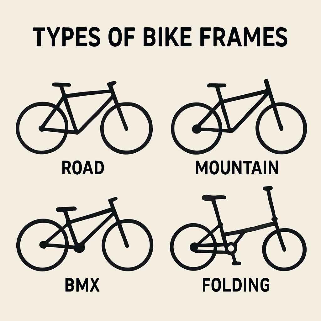 Different types of bike frames