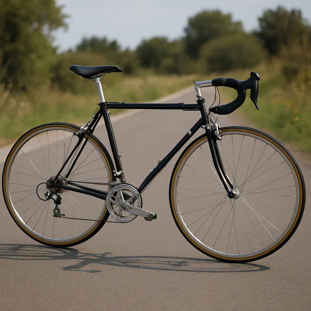 well-maintained road bike