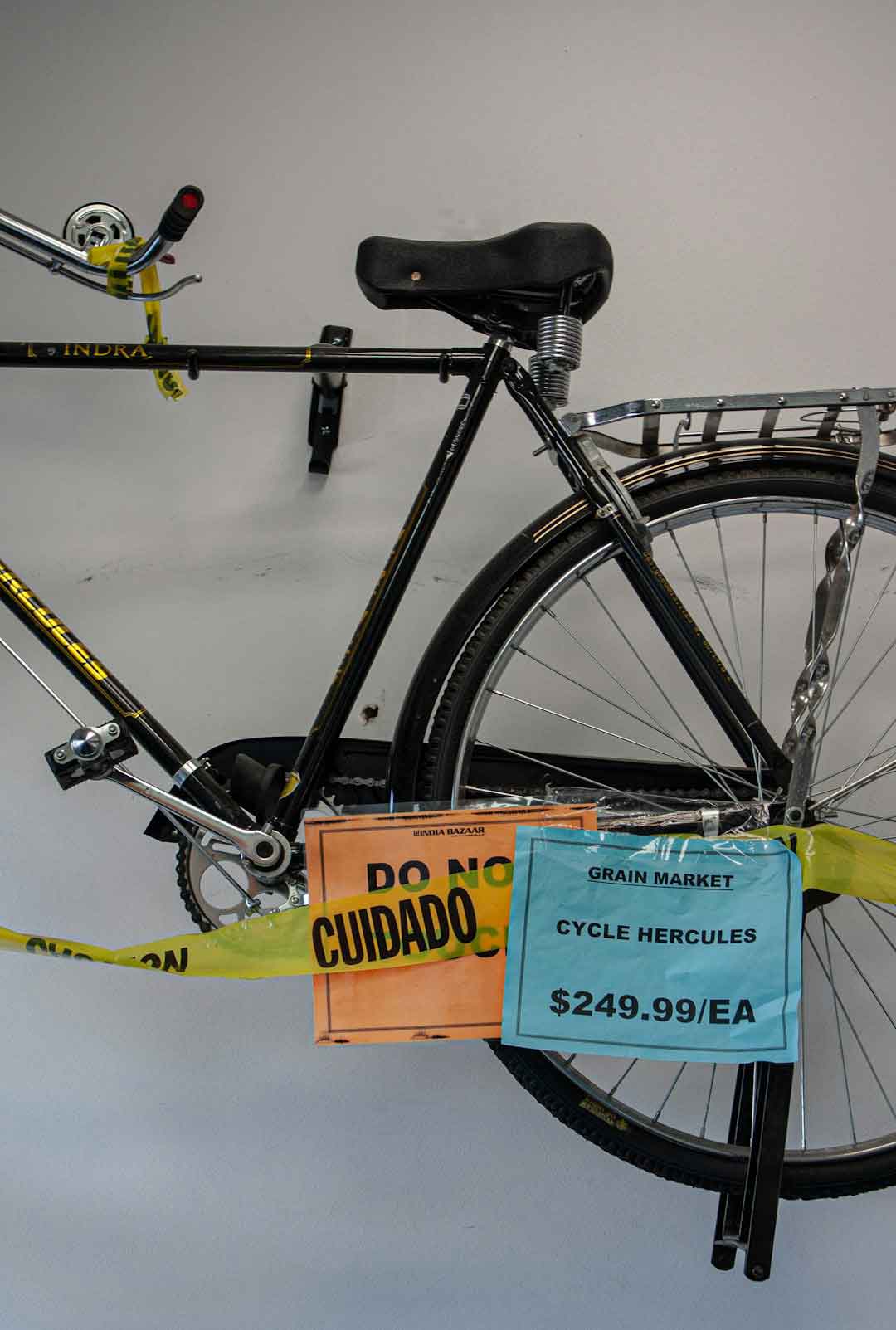 Price tag of a Pinarello Dogma F bicycle