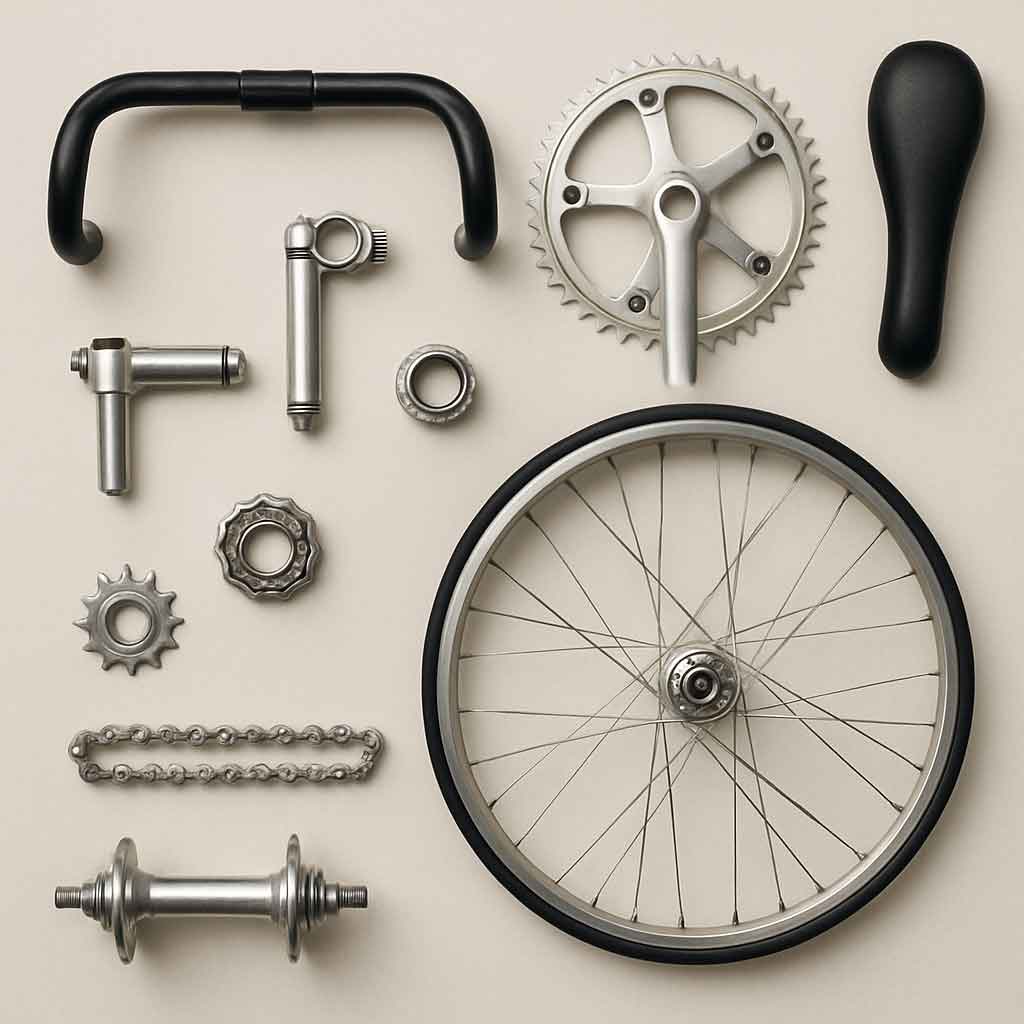 fixed gear bike components