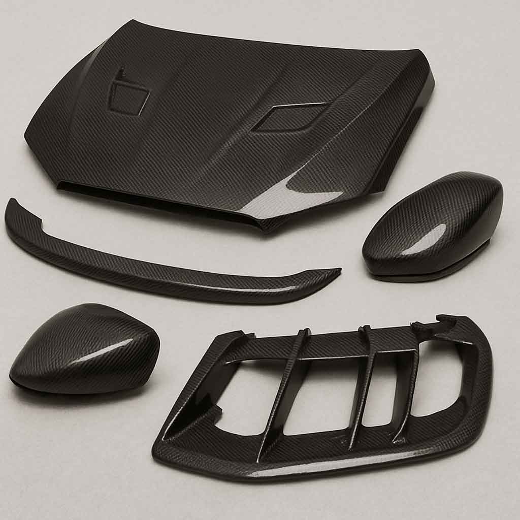 Carbon fiber automotive parts