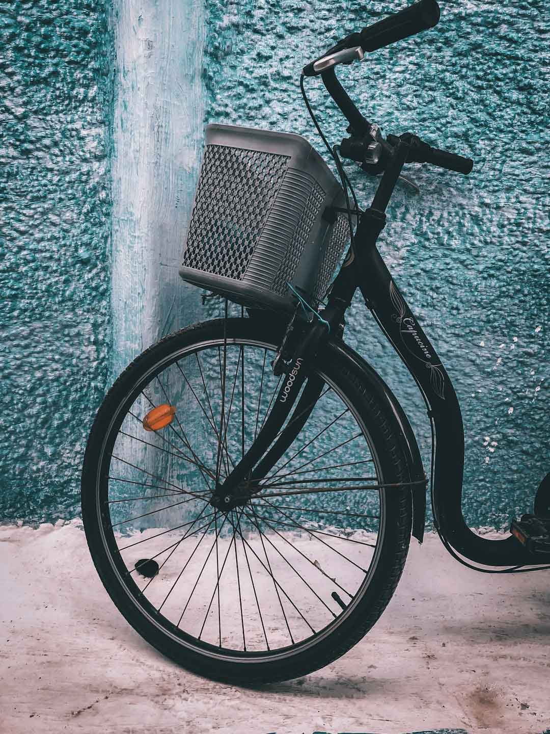 budget bike with accessories