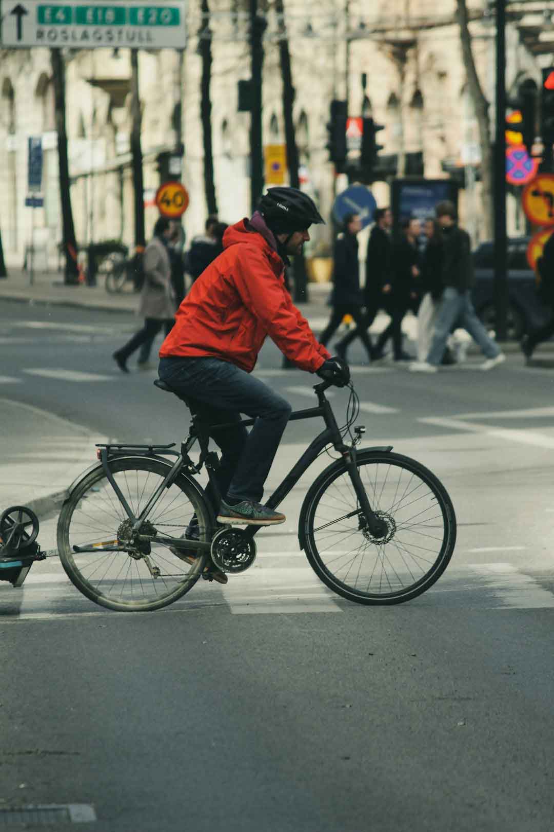City commuter on a lightweight ebike