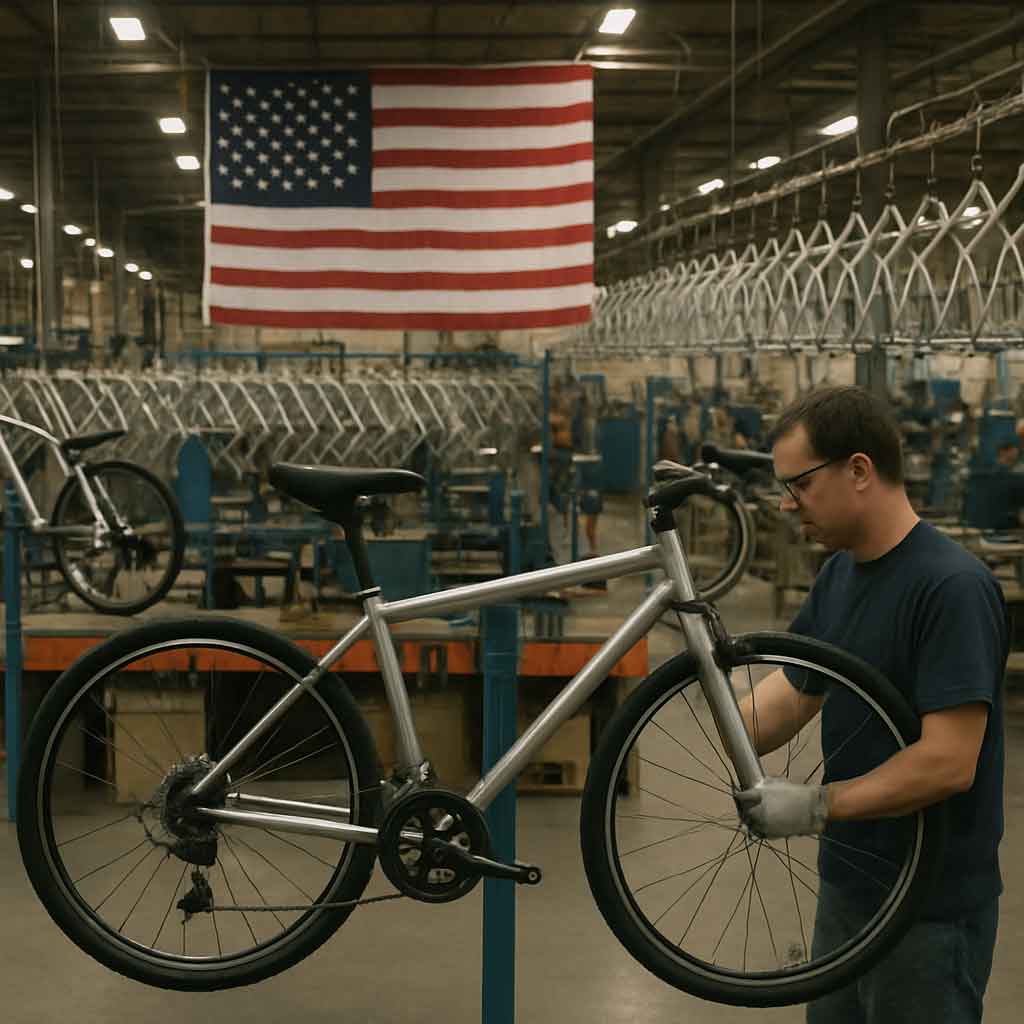 American bicycle manufacturing facility
