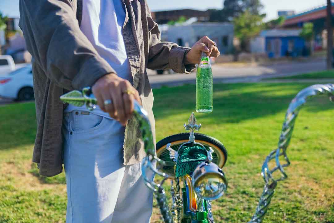 Multi-position bike drink holder