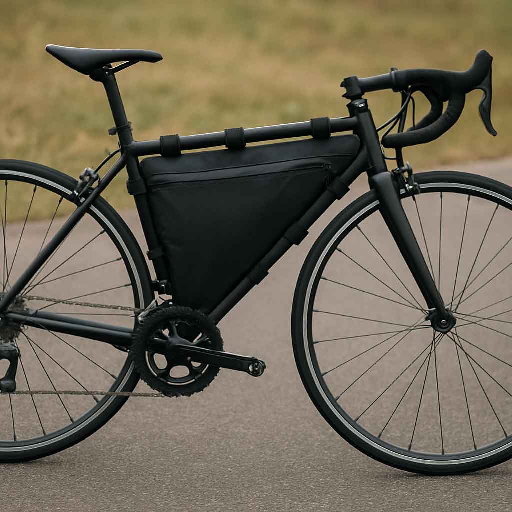 Full frame bag on a road bike