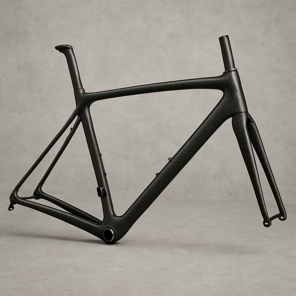 Carbon fiber endurance bike frame