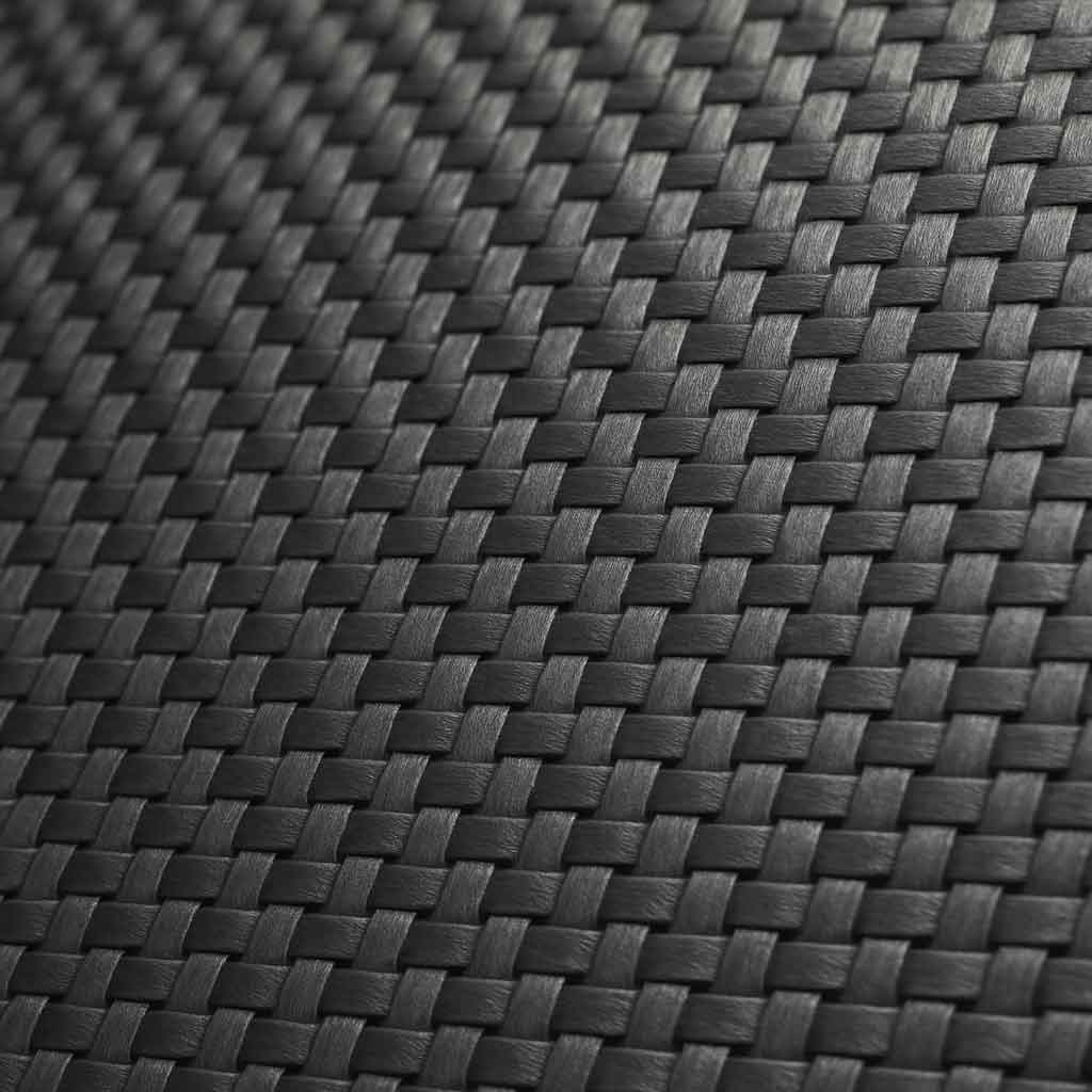 Close-up of carbon fiber texture