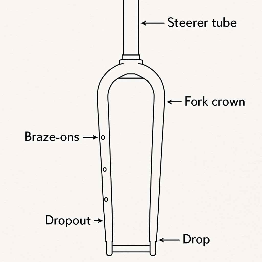 gravel bike fork diagram