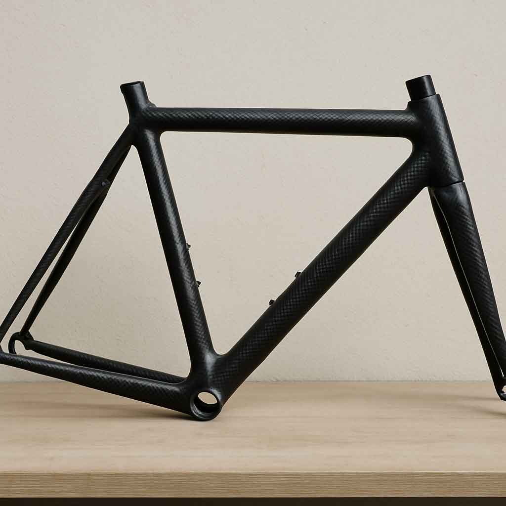 Carbon fiber bike frame