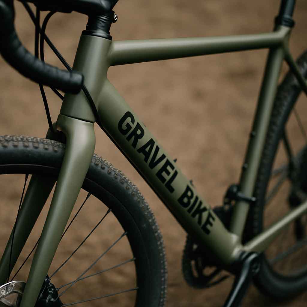 Close-up of a Gravel Bike Frame