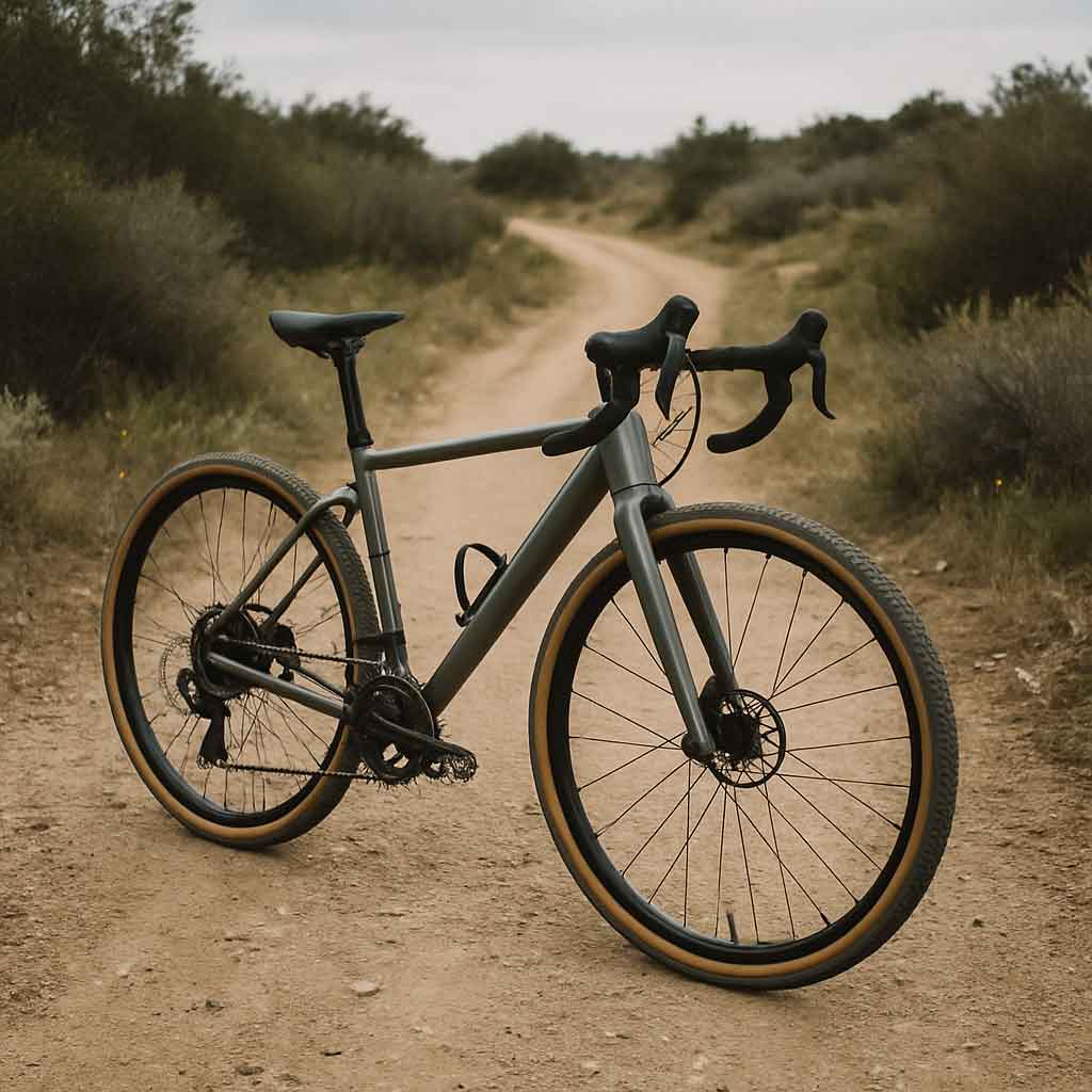 Gravel Bike on a Trail