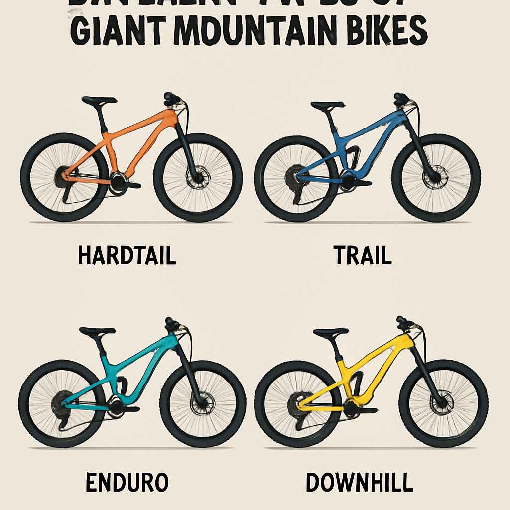 Different Types of Giant Mountain Bikes