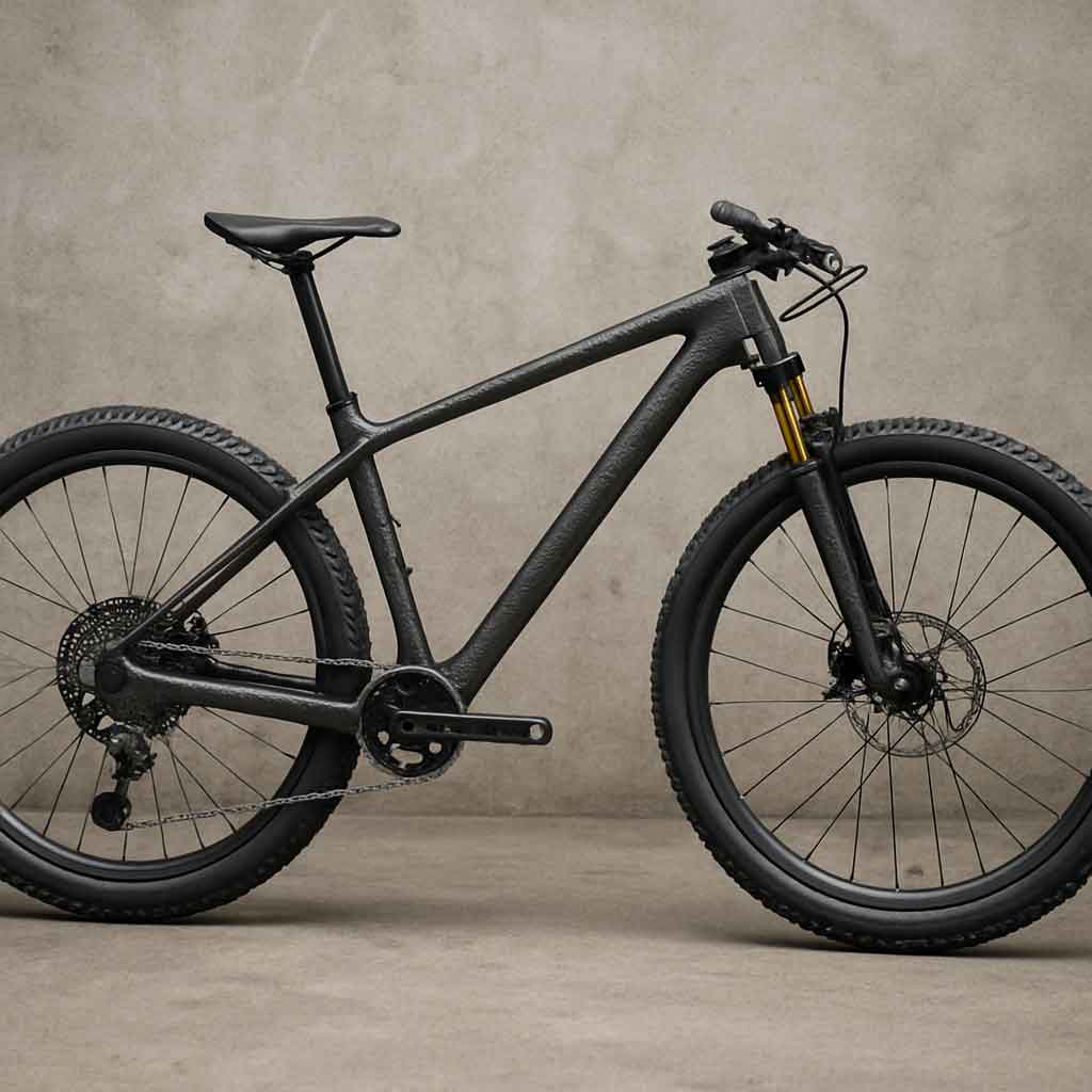 Customizable carbon fiber mountain bike