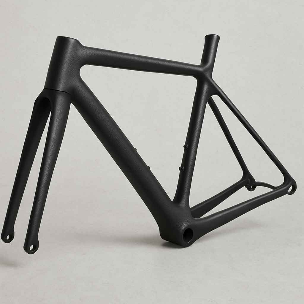 Carbon bike frame lightweight design