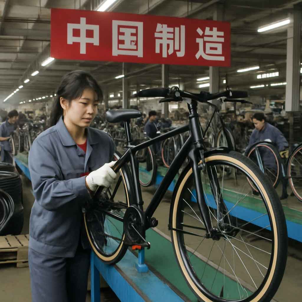 Chinese bicycle manufacturing