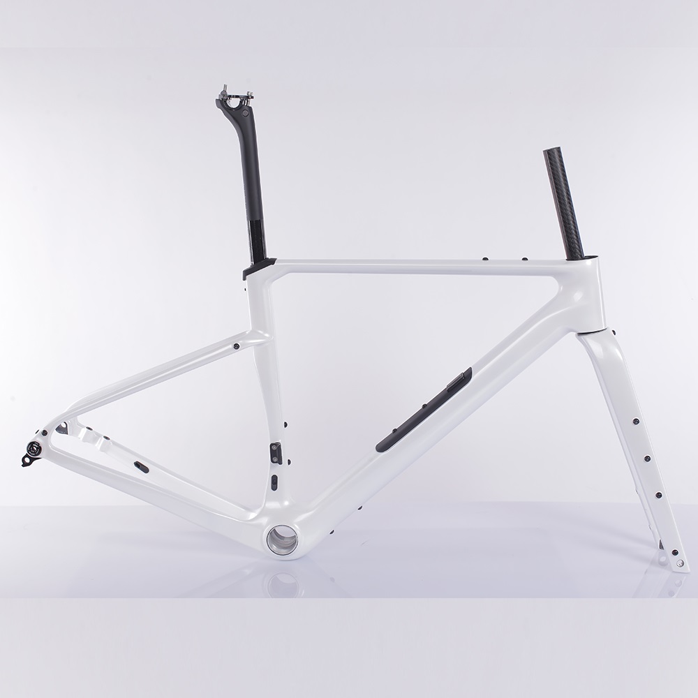 2026 Toray T800 And T1000 High Stiffness Storage Space Full Carbon Gravel Bike Frame FM336